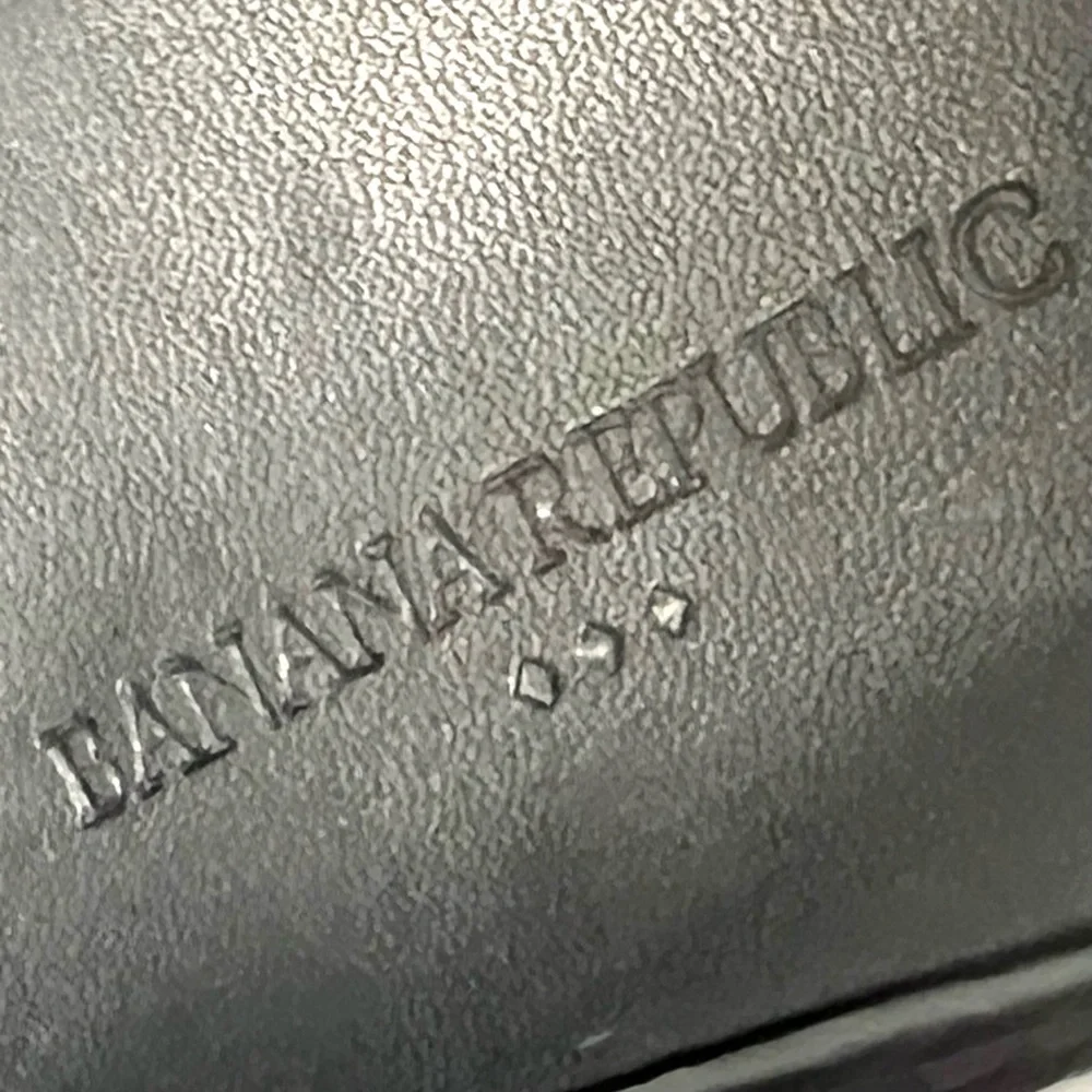 Banana Republic Factory Black Leather Classic Penny Loafers Flats Women’s 9 - Picture 16 of 16